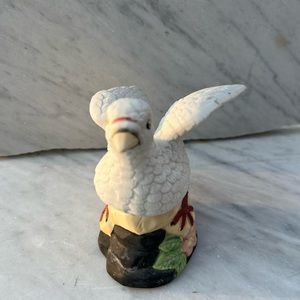 Vintage Porcelain Dove Figurine Japan 4x5"